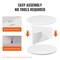 Revolving Shoe Rack Tower Round Carousel Shoe Organizer for Bedroom Entryway
